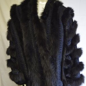 SCHJELDE Fur Coat Size M.